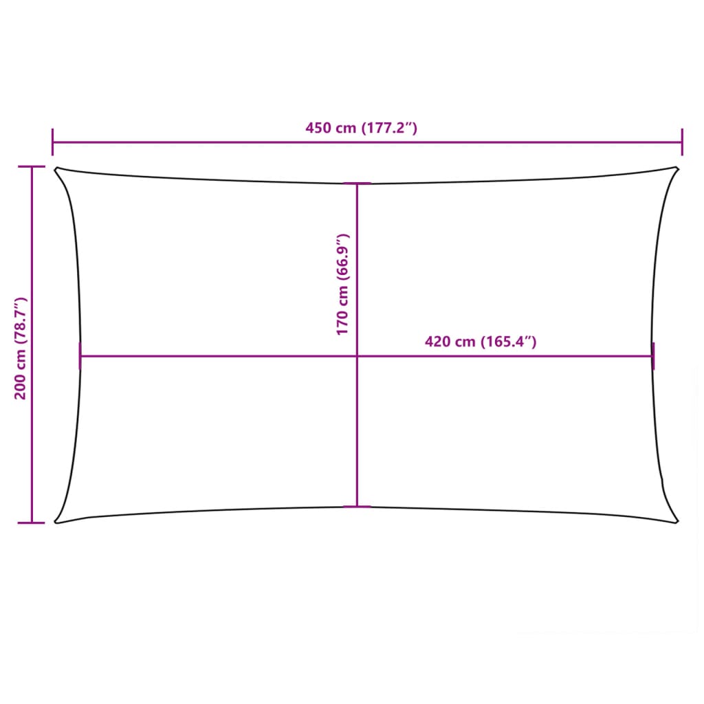 Toldo vela vidaXL de tejido Oxford 2x2,5 m Negro - Image 98 of 108