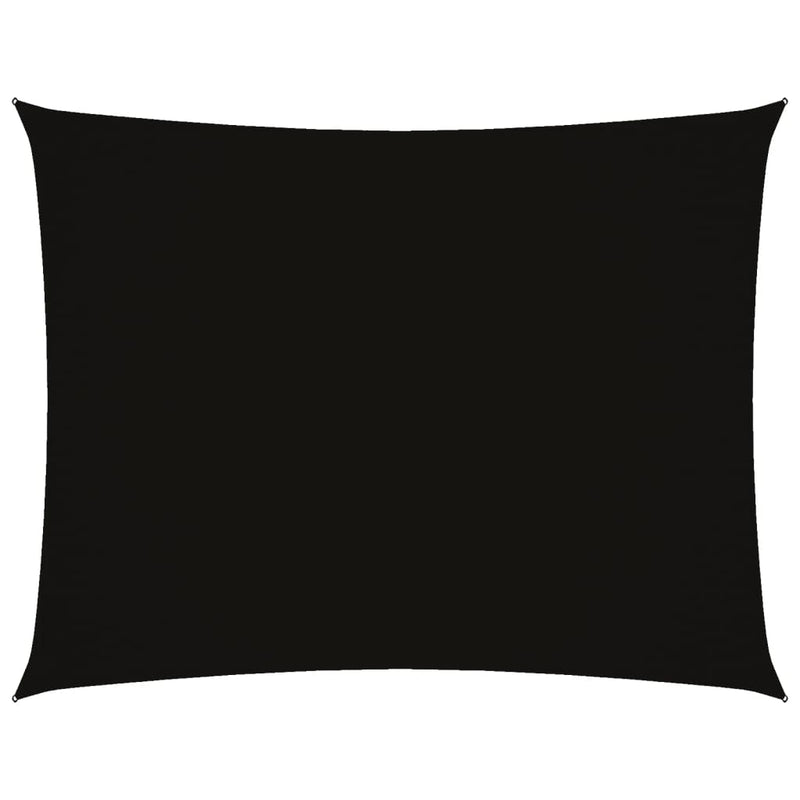 vidaXL Rectangular Oxford Sail Shade 2 x 3.5 m Black - Image 20 of 108