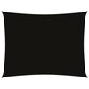 vidaXL Oxford Fabric Rectangular Shade Sail 3.5x4.5 m Black - Image 8 of 45