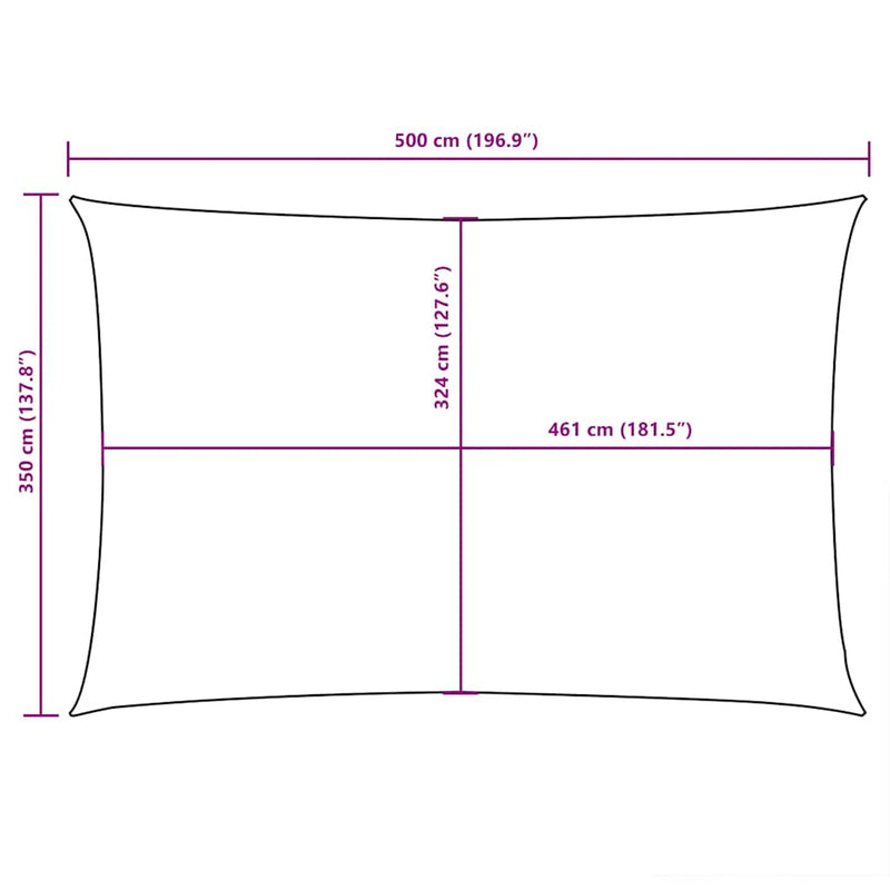 vidaXL Rectangular Oxford Sail Shade 2 x 3.5 m Black - Image 99 of 108