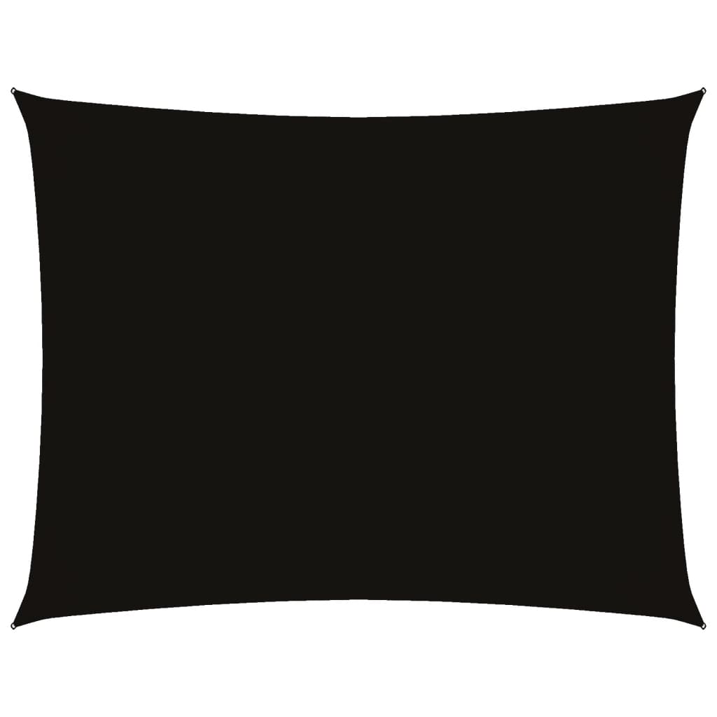 vidaXL 4x6 m Black Oxford Fabric Sail Shade - Image 9 of 54