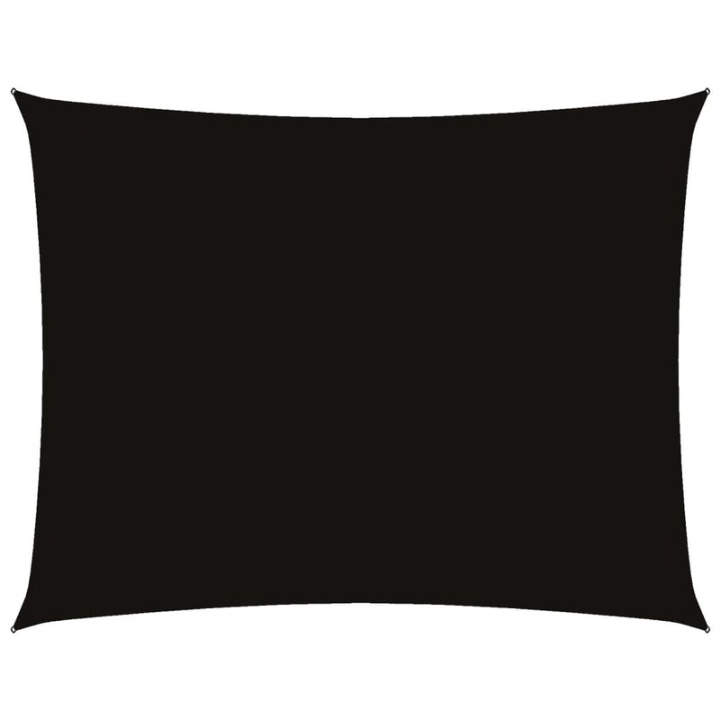 vidaXL 4x6 m Black Oxford Fabric Sail Shade - Image 9 of 54