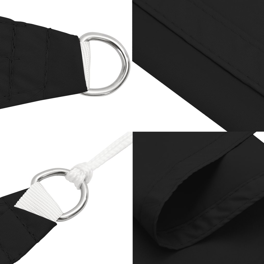 Parasole a Vela Oxford Rettangolare 4×7 m Nero - Image 15 of 40