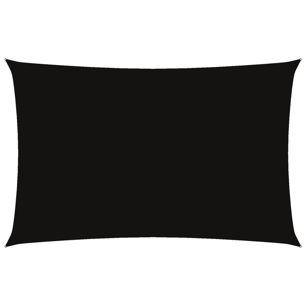 vidaXL Rectangular Oxford Sail Shade 2 x 3.5 m Black - Image 23 of 108