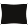 vidaXL Parasole a Vela Oxford Rettangolare 6x7 m Nero - Image 2 of 9