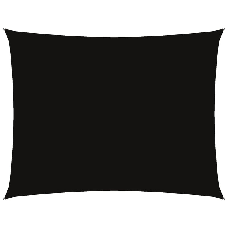 vidaXL Rectangular Oxford Sail Shade 2x3 m Black - Image 27 of 135