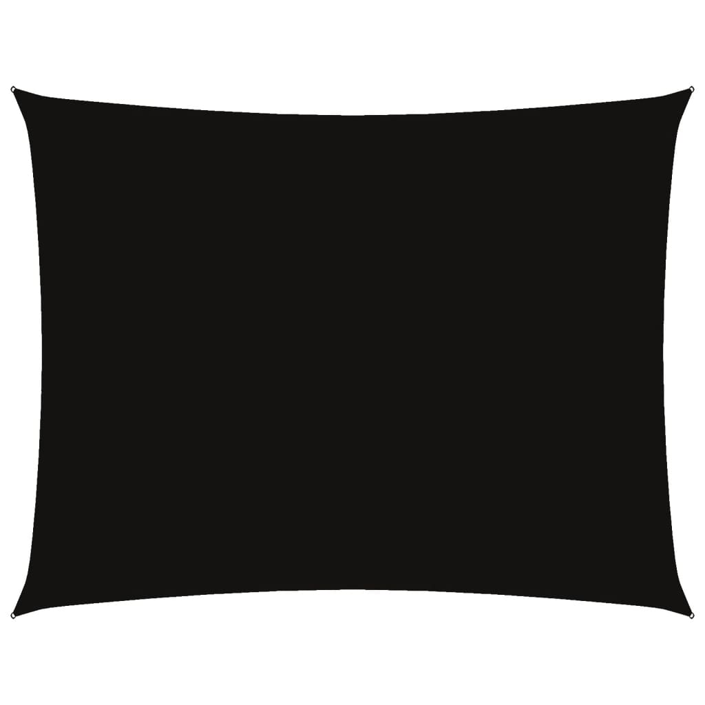 vidaXL Rectangular Oxford Sail Shade 2x3 m Black - Image 30 of 135
