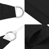 vidaXL Oxford Triangular Sail Shade 3x4x5 m Black - Image 17 of 36