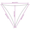 Parasole a Vela Oxford Triangolare 4,5x4,5x4,5 m Nero - immagine 18 | SolPatio - Image 18 of 18