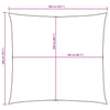 vidaXL Toldo Cuadrado de Tela Oxford con Recubrimiento de PU 2x2 m Marrón - Image 36 of 36