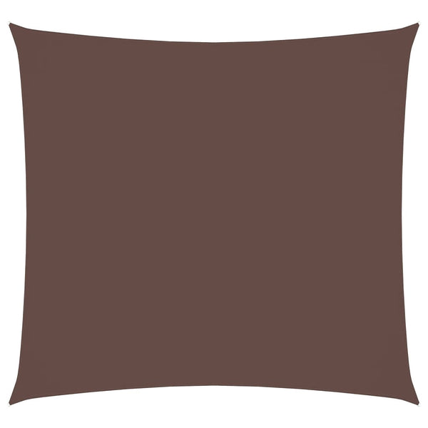 Parasole a Vela in Tela Oxford Quadrato 3x3 m Marrone - immagine 2 | SolPatio