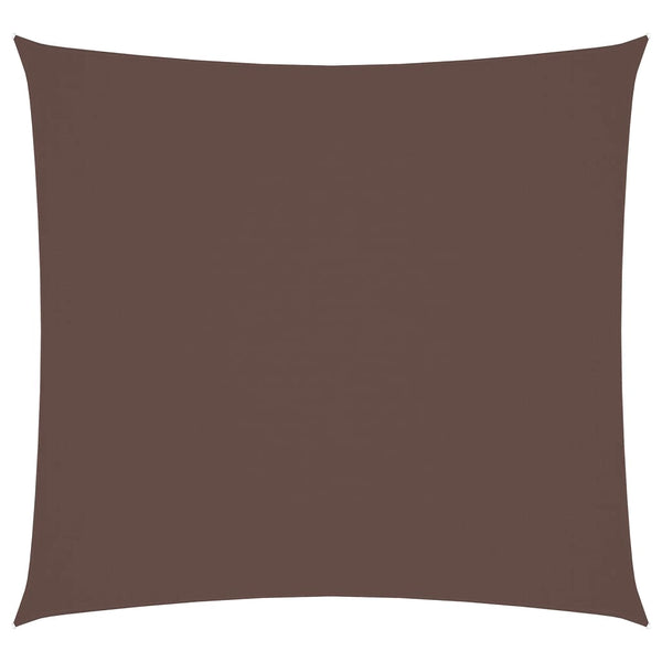 Vela Parasole Tessuto Oxford Rivestito in PU 3,6 x 3,6 m Marrone - immagine 2 | SolPatio
