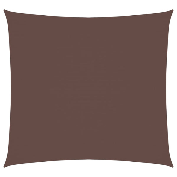 Vela Parasole Quadrata in Tessuto Oxford 5x5 m Marrone - immagine 2 | SolPatio