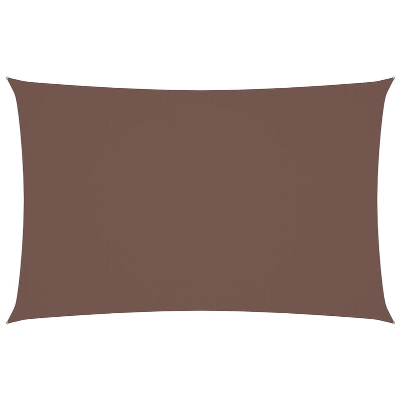 vidaXL Vela de Sombra Oxford Rectangular 2,5x3,5 m Marrón - Image 10 of 63