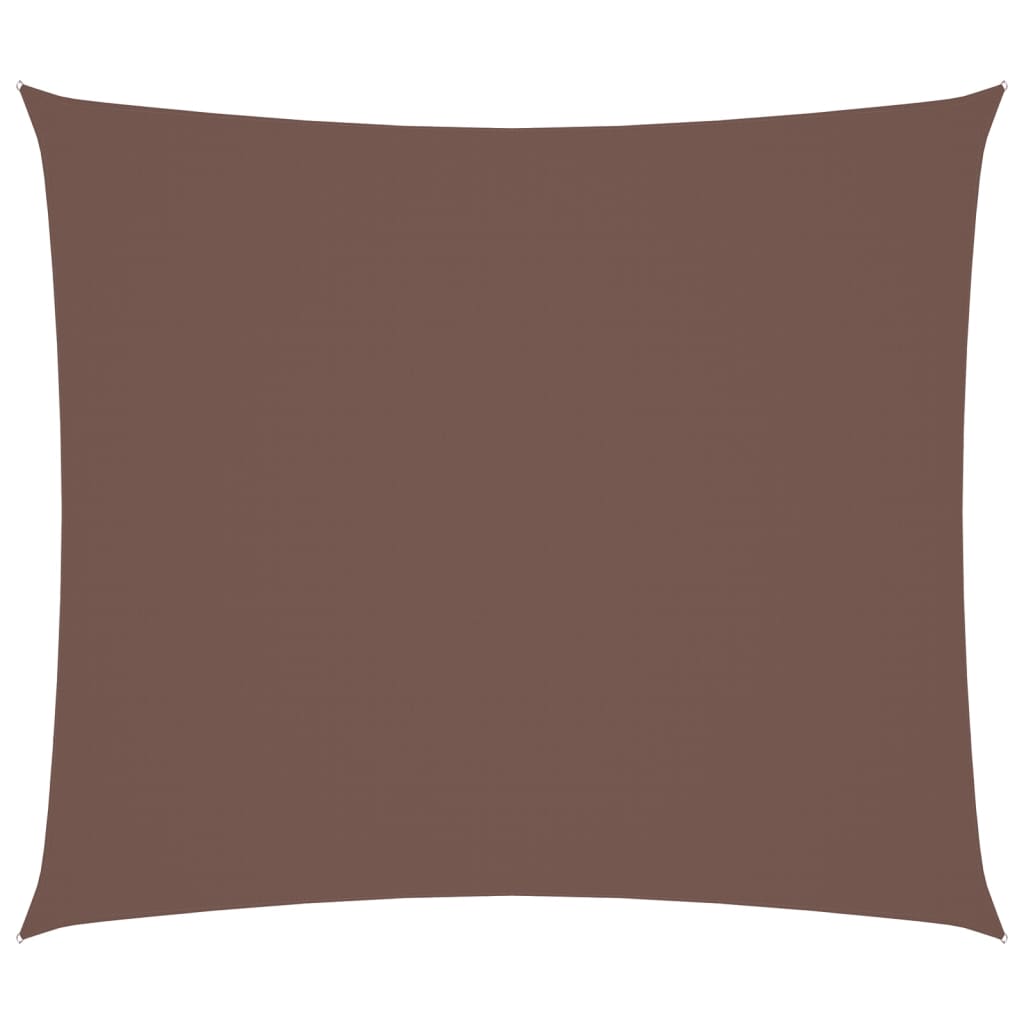 vidaXL Rectangular Shade Sail, Oxford Fabric, 2x3 m, Brown - Image 4 of 18