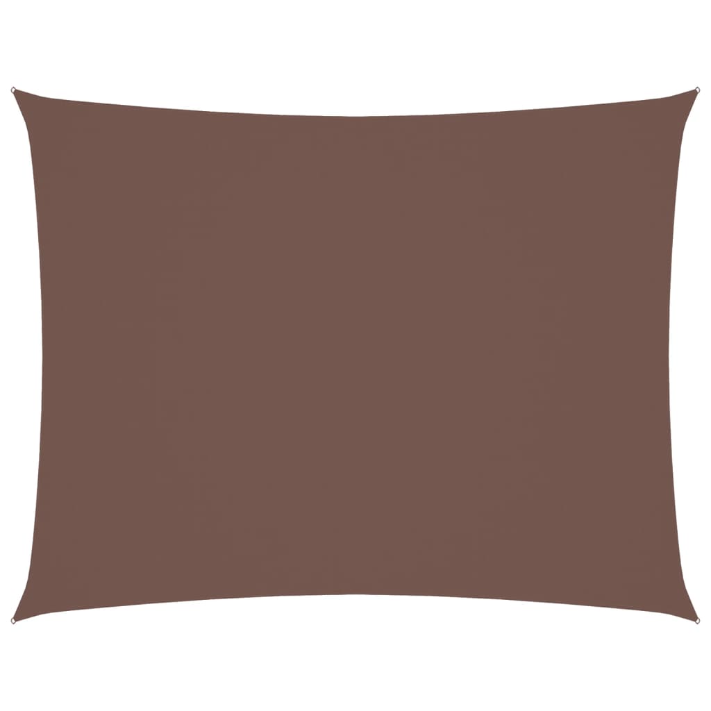 vidaXL Vela de Sombra Oxford Rectangular 2,5x3,5 m Marrón - Image 8 of 63