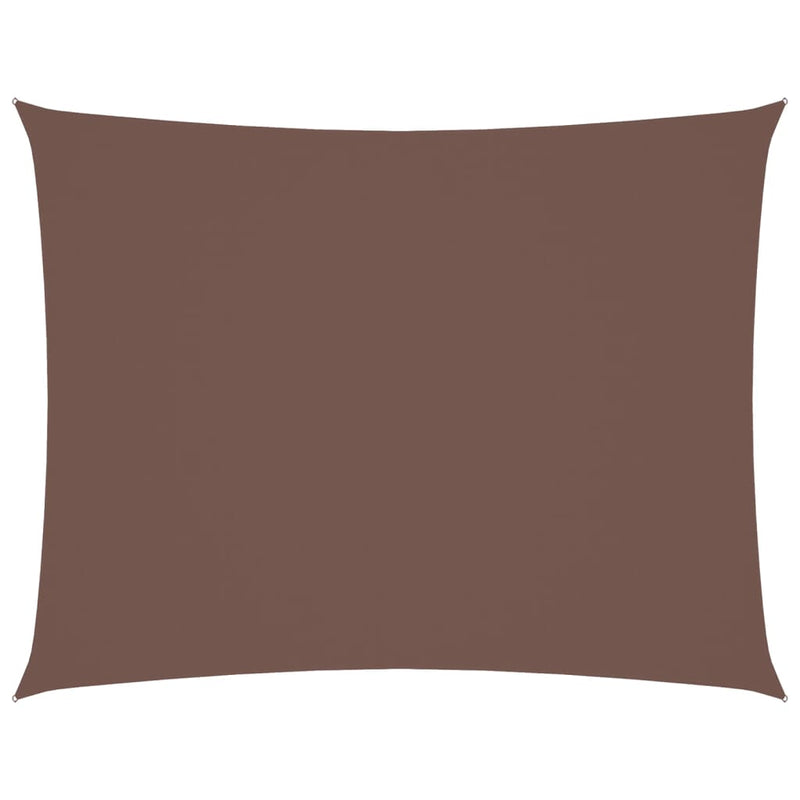 vidaXL Vela de Sombra Oxford Rectangular 2,5x3,5 m Marrón - Image 8 of 63
