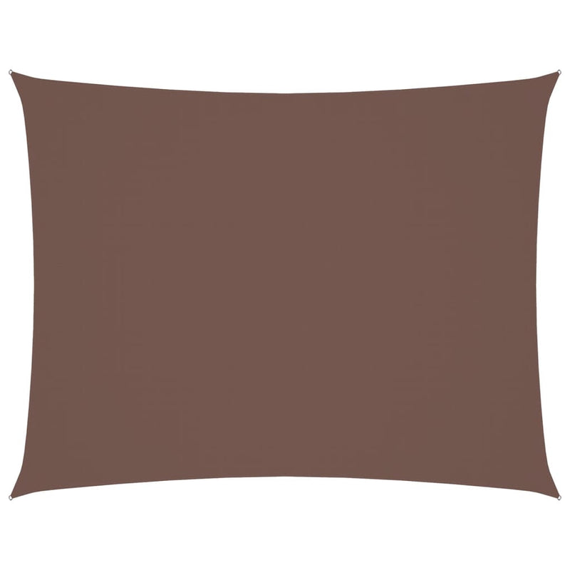 Parasole a Vela Oxford Rettangolare 2,5×4 m Marrone - Image 3 of 22