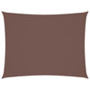 vidaXL Rectangular Shade Sail, 3x4 m, PU-Coated Oxford Fabric, Brown - Image 12 of 90