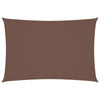 vidaXL Rectangular Shade Sail, 3x4 m, PU-Coated Oxford Fabric, Brown - Image 15 of 90