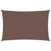 vidaXL Parasole a Vela Oxford Rettangolare 4x7 m Marrone - Image 2 of 9