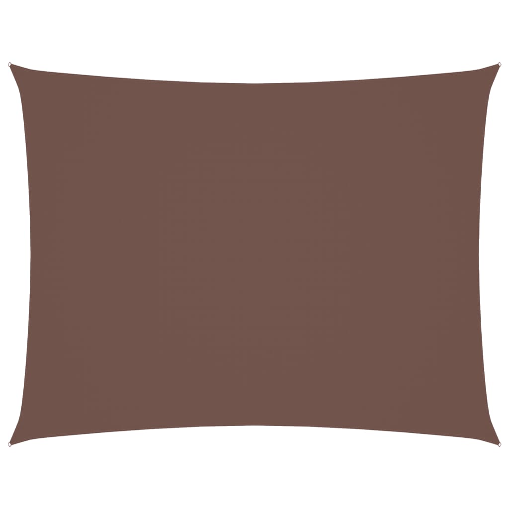 vidaXL Vela de Sombra Oxford Rectangular 2,5x3,5 m Marrón - Image 12 of 63