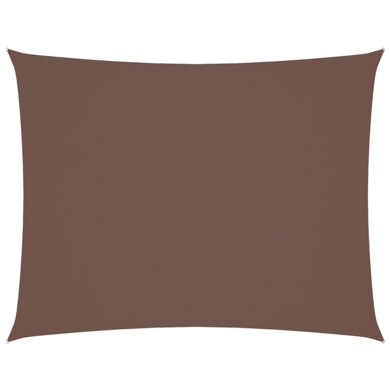 vidaXL Vela de Sombra Oxford Rectangular 2,5x3,5 m Marrón - Image 9 of 63