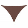 vidaXL Triangular Oxford Sail Shade 5x6x6 m Brown - Image 6 of 36