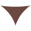 vidaXL Triangular Oxford Sail Shade 5x6x6 m Brown - Image 7 of 36