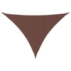 vidaXL Parasole a Vela Oxford Triangolare 5x5x6 m Marrone - Image 3 of 18