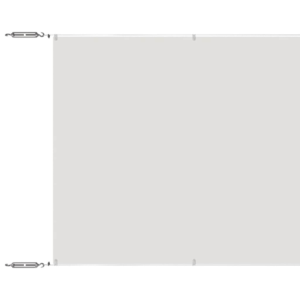 vidaXL Paravento Verticale in Tessuto Oxford 60 x 800 cm Bianco - Image 3 of 12