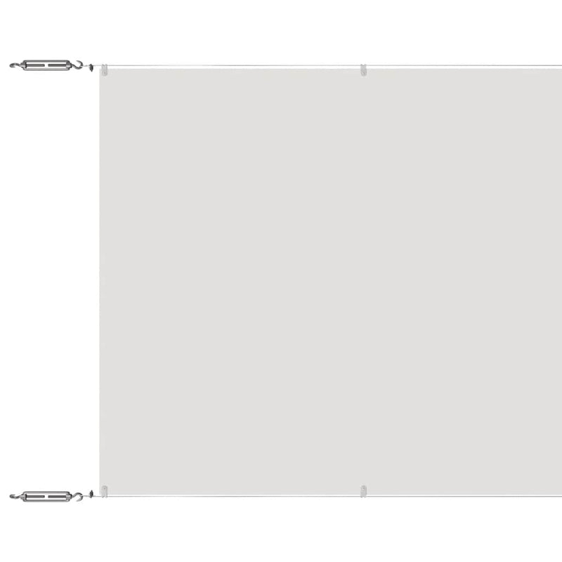 vidaXL Paravento Verticale in Tessuto Oxford 60 x 800 cm Bianco - Image 3 of 12