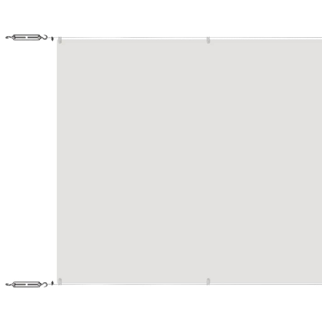 vidaXL Paravento Verticale Bianco 100x1200 cm Tessuto Oxford - Image 2 of 6