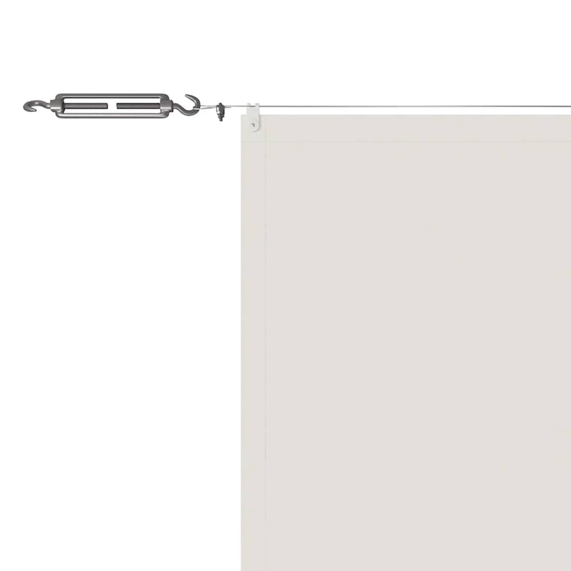 Paravento Verticale Tessuto Oxford 100×1200 cm Bianco - Image 5 of 6