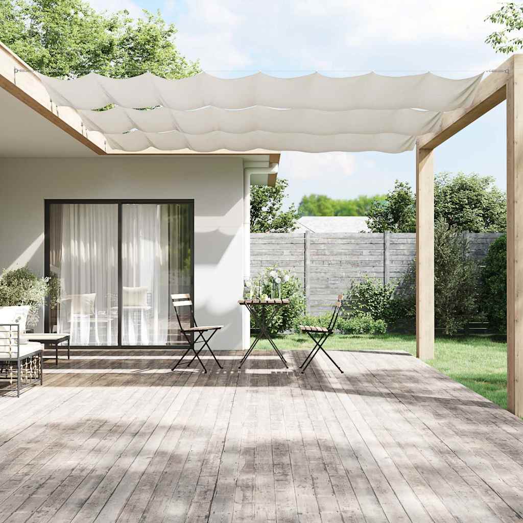 Paravento Verticale Tessuto Oxford 100×1200 cm Bianco - Image 1 of 6