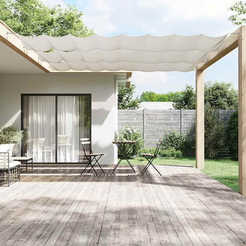 Paravento Verticale Tessuto Oxford 100×1200 cm Bianco - Image 1 of 6