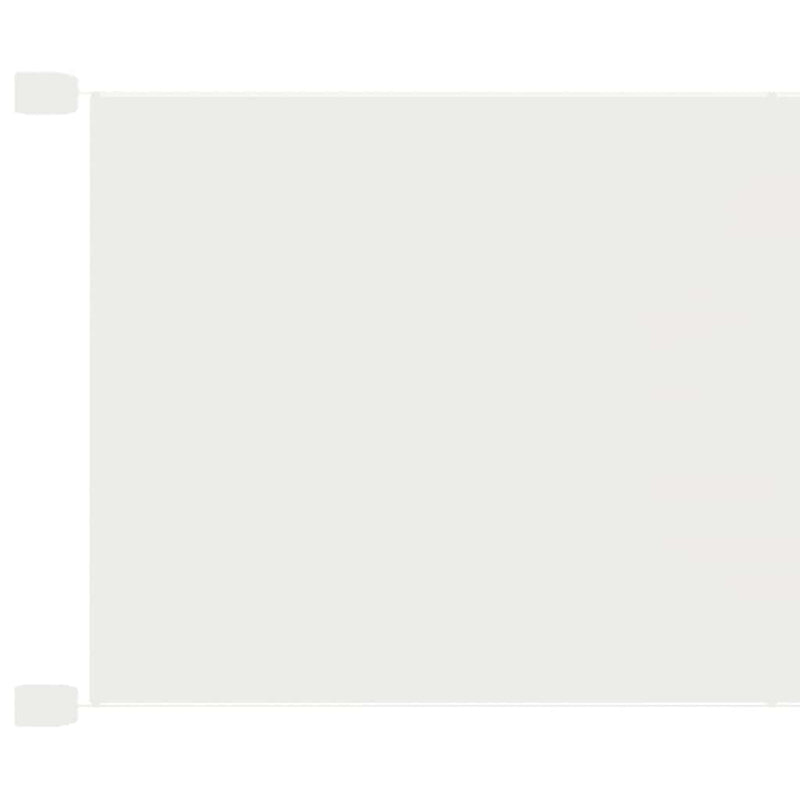 vidaXL Vertical Windscreen, Oxford Fabric, 140x420 cm, White - Image 3 of 10