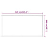 vidaXL Vertical Windscreen, Oxford Fabric, 140x420 cm, White - Image 9 of 10