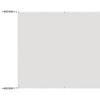 vidaXL Vertical Screen Oxford Fabric 140x600 cm White - Image 3 of 12