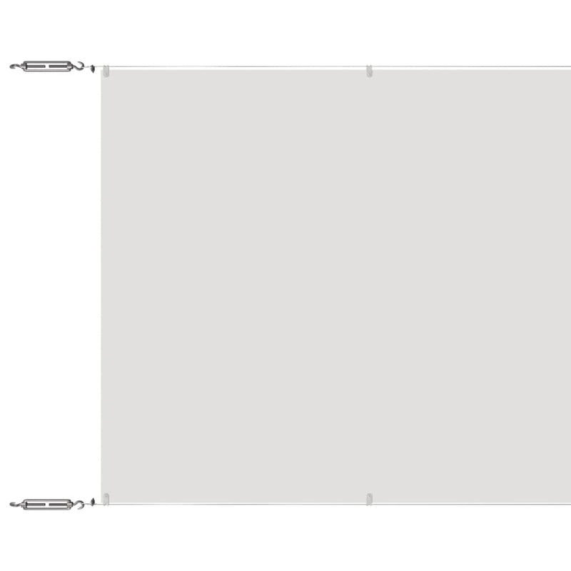 vidaXL Vertical Screen Oxford Fabric 140x600 cm White - Image 3 of 12