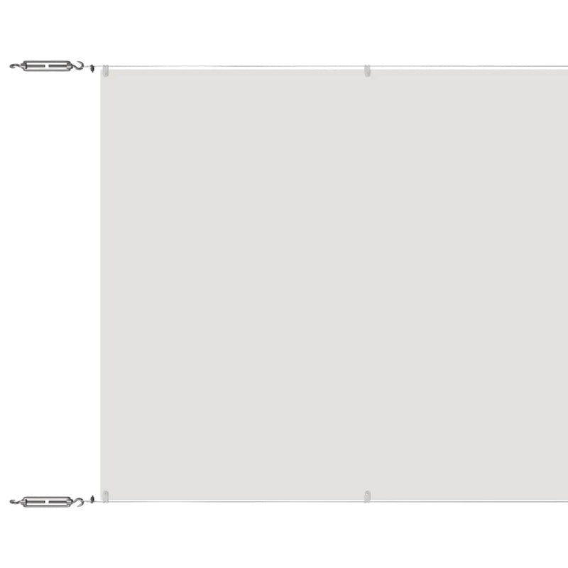vidaXL Paravento Verticale in Tessuto Oxford 60 x 800 cm Bianco - Image 4 of 12