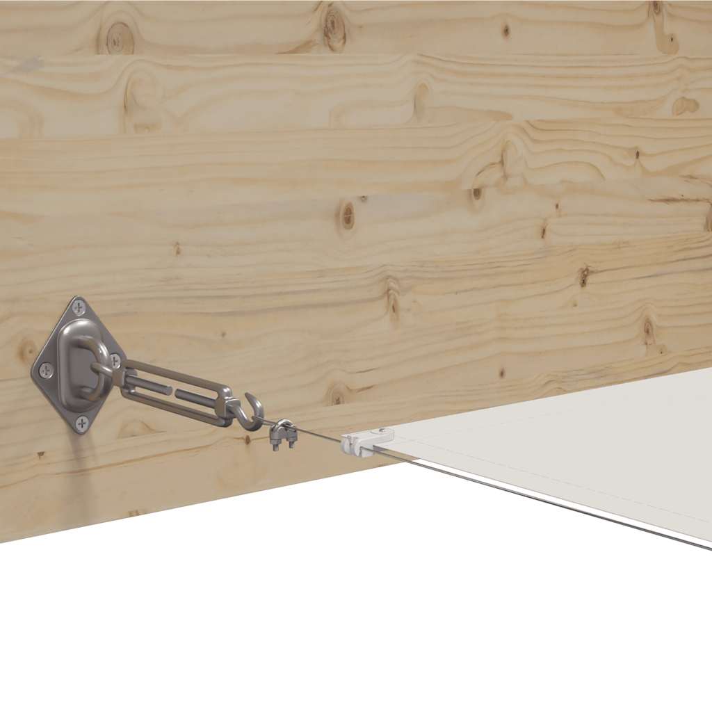 vidaXL Vertical Screen Oxford Fabric 140x600 cm White - Image 8 of 12