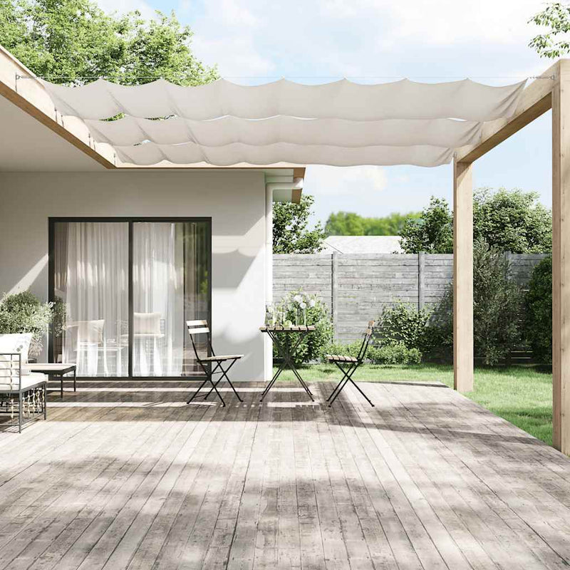 Paravento Verticale Tessuto Oxford 140x800 cm Bianco - immagine 2 | SolPatio - Image 2 of 12