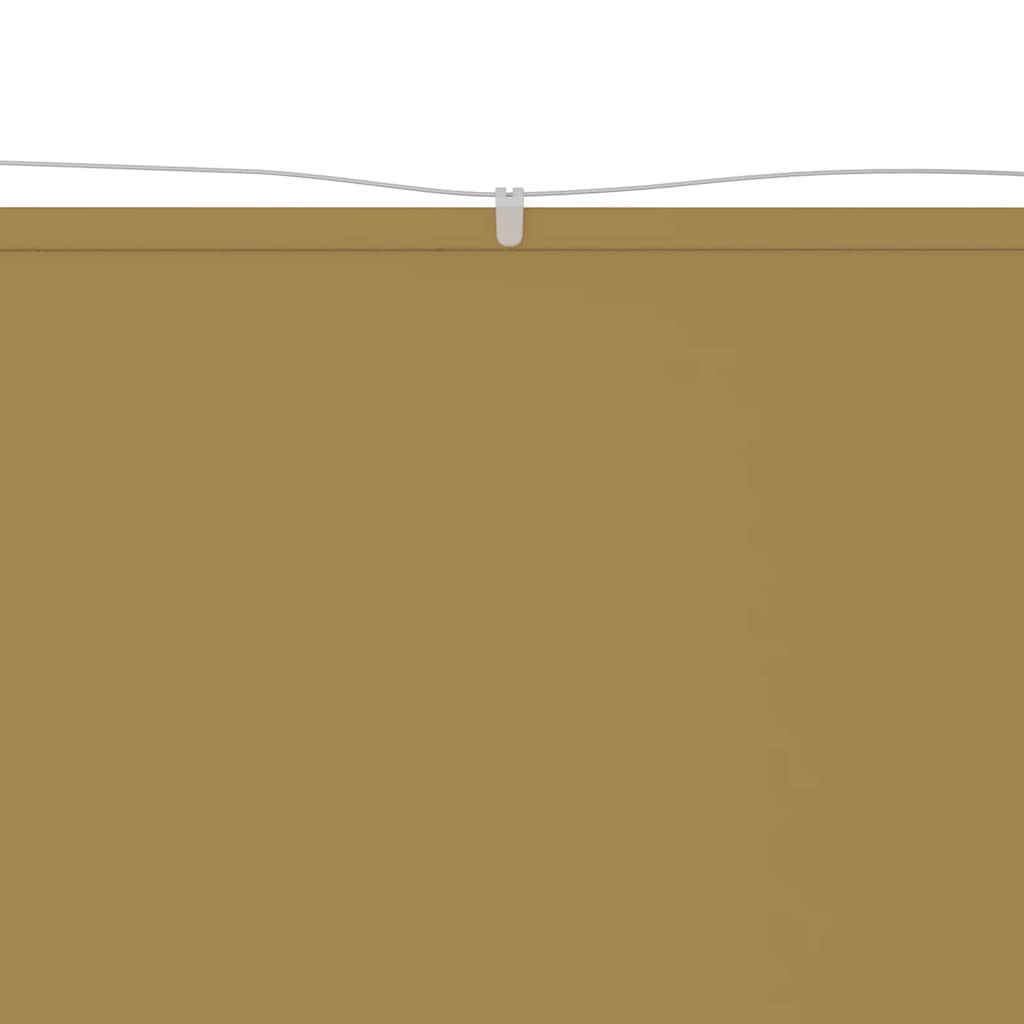 vidaXL Paravento Verticale Beige 100x1000 cm in Tessuto Oxford - Image 3 of 6