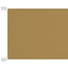 vidaXL Vertical Windscreen Oxford Fabric 140x420 cm Beige - Image 3 of 11