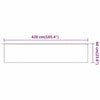 vidaXL Vertical Windscreen in Oxford Fabric 100x420 cm Light Green - Image 33 of 41