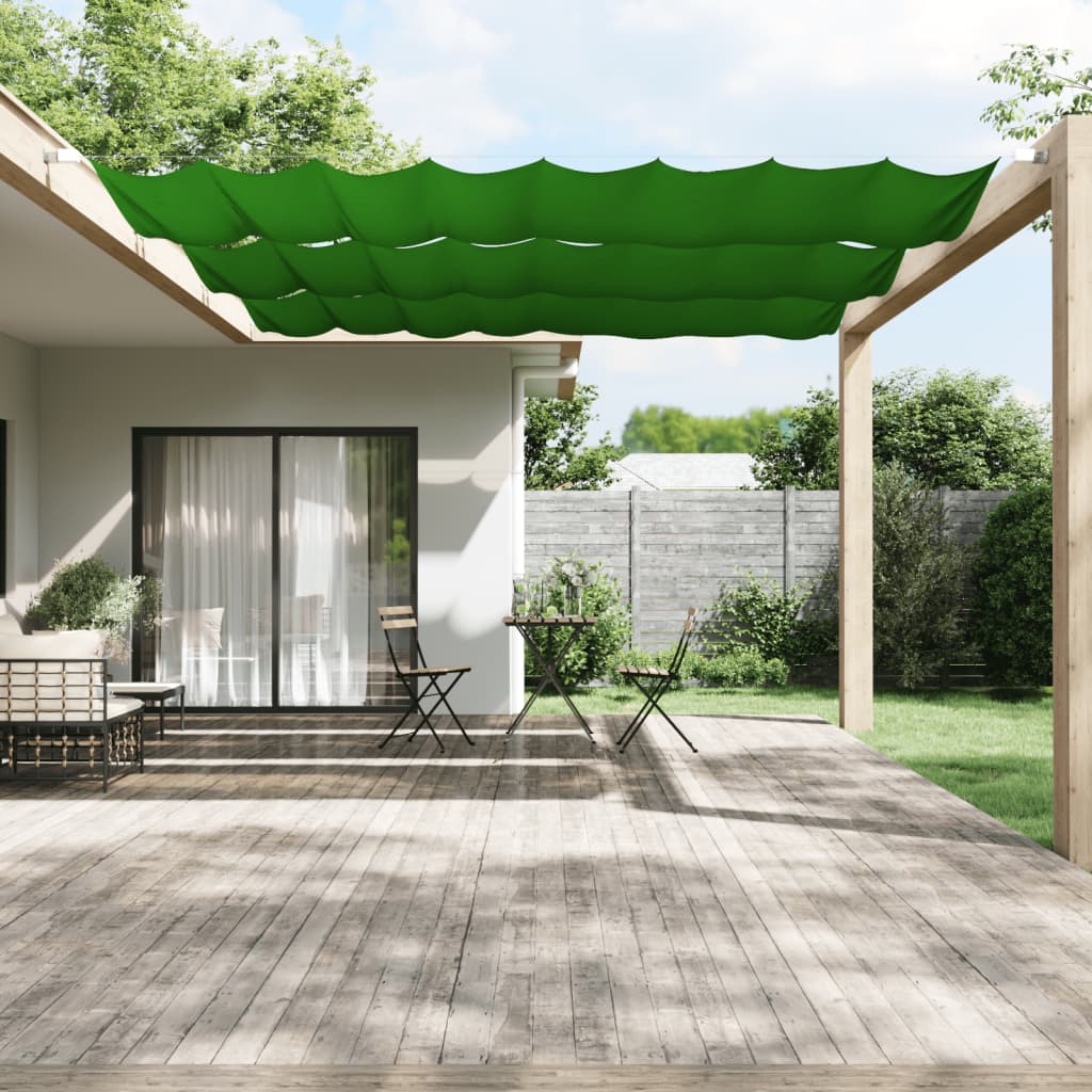 vidaXL Vertical Windscreen in Oxford Fabric 100x420 cm Light Green - Image 5 of 41