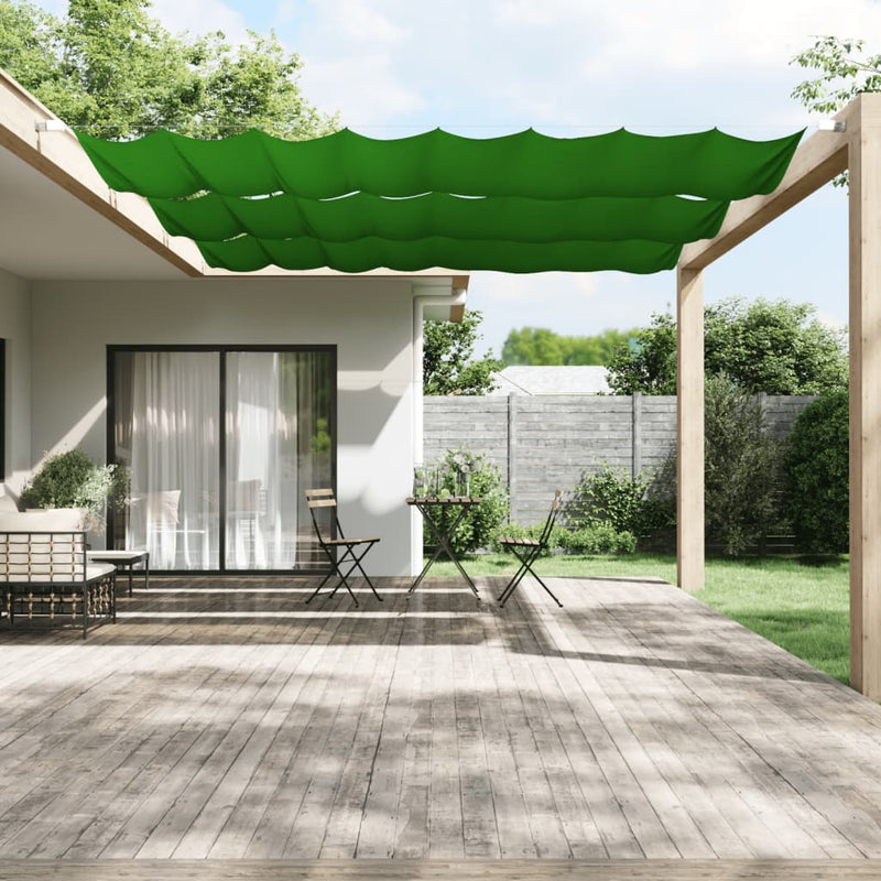vidaXL Vertical Windscreen in Oxford Fabric 100x420 cm Light Green - Image 5 of 41