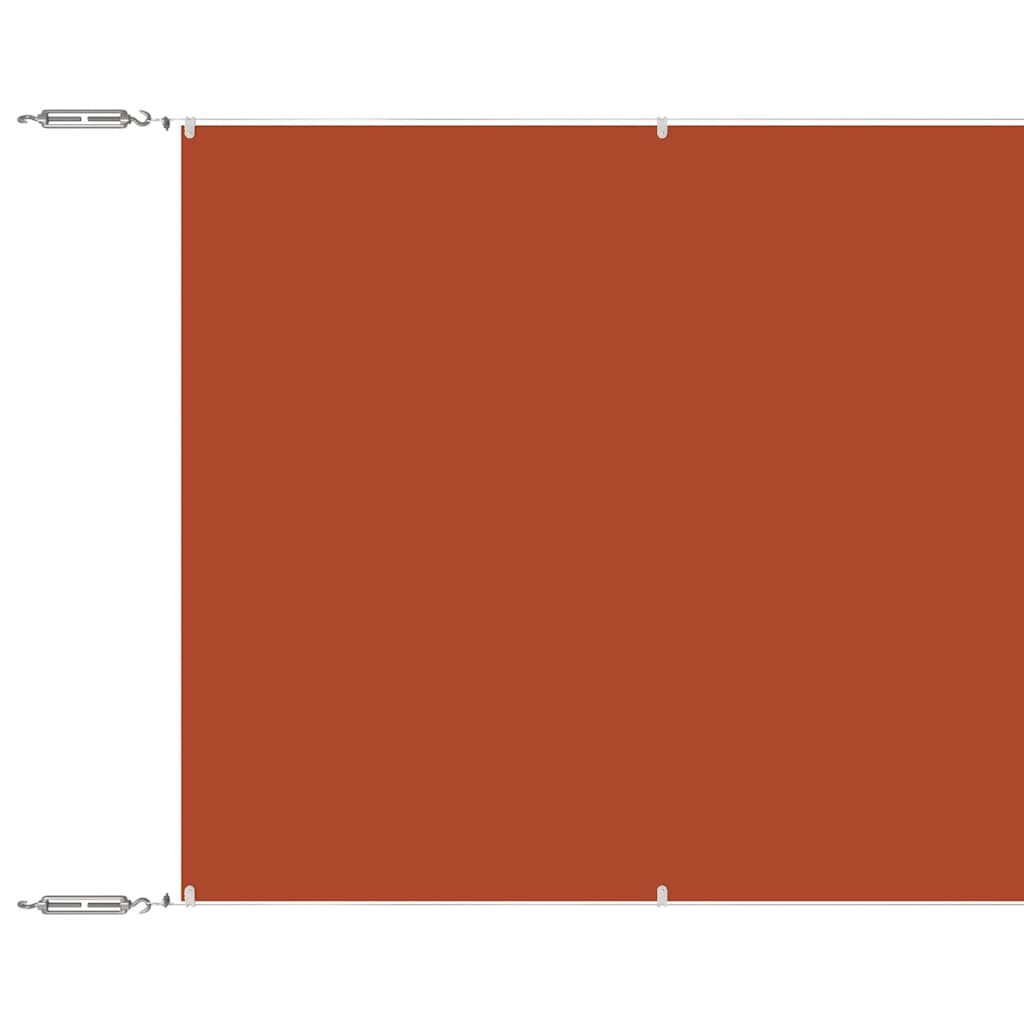Paravento Verticale Terracotta 100×1200 cm in Tessuto Oxford - Image 2 of 6