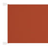 vidaXL Vertical Windbreak Oxford Fabric 140x360 cm Terracotta - Image 3 of 11